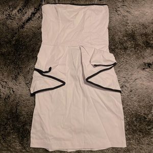 Strapless bodycon dress